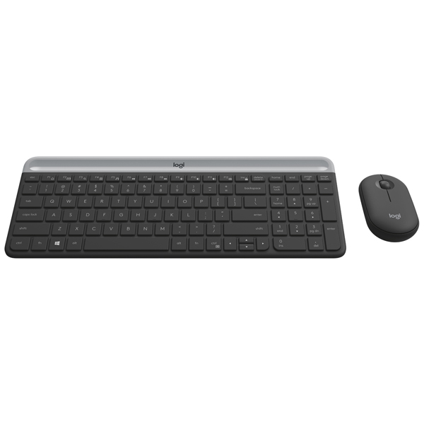 Комплект (клавиатура + мышь) Logitech Slim Wireless Keyboard and Mouse Combo MK470 GRAPHITE