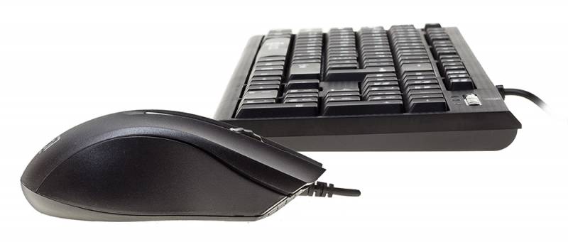 Комплект (клавиатура+мышь) Oklick 620M, USB, проводной, черный