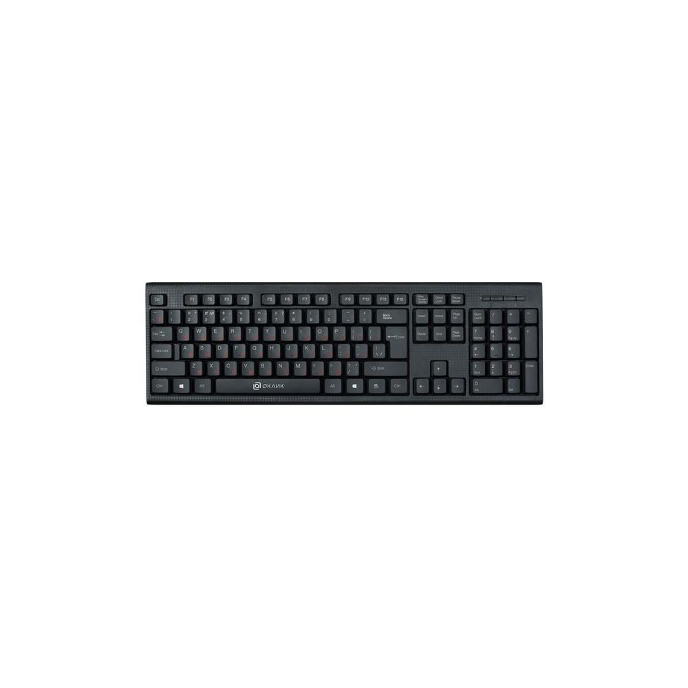 Клавиатура Oklick Oklick120M 120M Чёрный Black USB