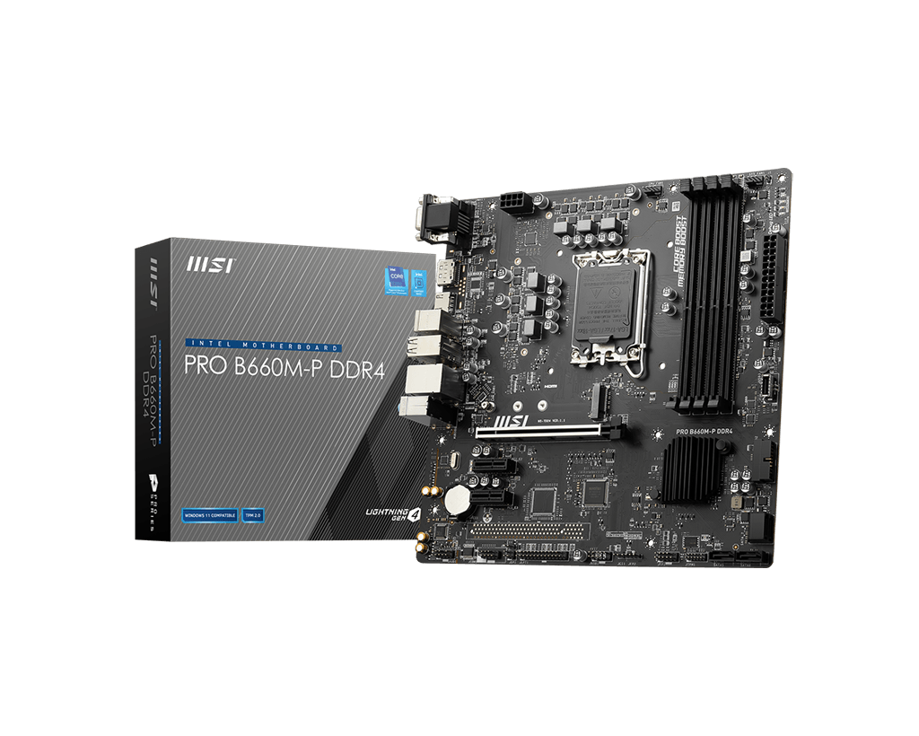 Мат плата MSI Pro B660M-P DDR4