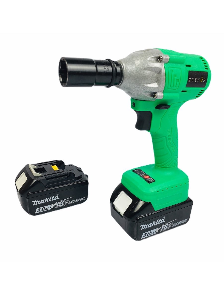 Гайковерт Zitrek Crusher 20-Li аккум. патрон:квад.1/2" (кейс в комплекте) (063-4077)
