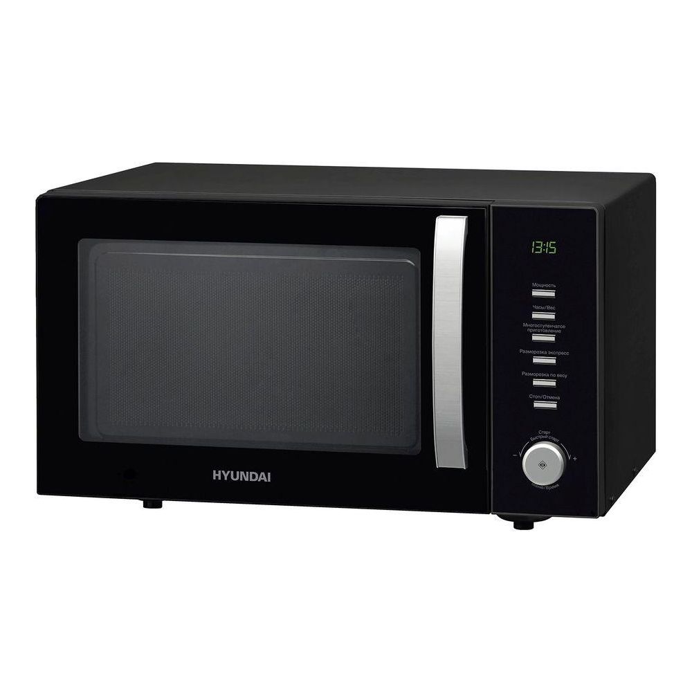 Микроволновая Печь Hyundai HYM-D3028 23л. 900Вт черный/серебристый
