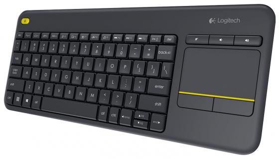 Клавиатура 920-007147 Logitech Клавиатура K400 Wireless Touch Plus USB RTL