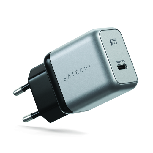 Сетевое зарядное устройство Satechi 30Вт, USB type-C, PD, серый (ST-UC30WCM-EU)
