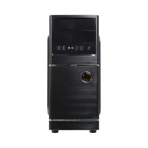 Корпус Accord ACC-B301 черный без БП ATX 3x120mm 2xUSB2.0 2xUSB3.0 audio