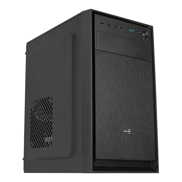 Корпус MiniTower AeroCool CS-104-S-BK-v1 black (mATX, 1xUSB3.0, 2xUSB2.0 без БП) (4710562759358)