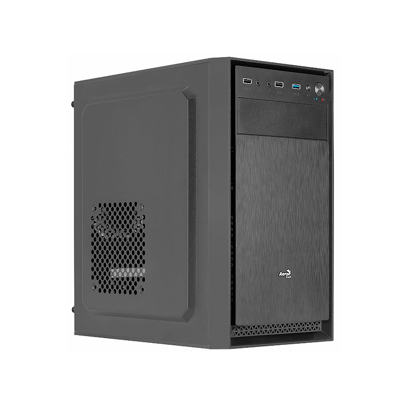 Корпус MiniTower AeroCool CS-104-S-BK-v1 black (mATX, 1xUSB3.0, 2xUSB2.0 без БП) (4710562759358)