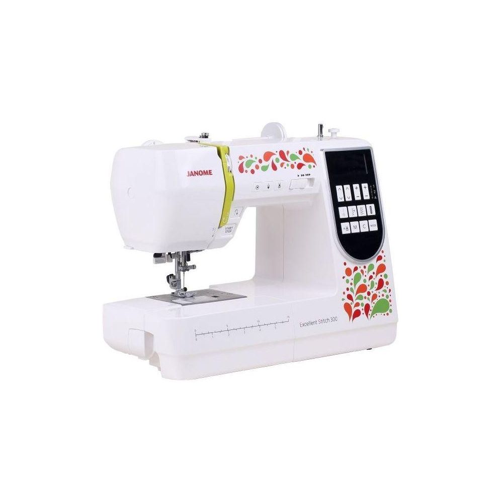 Швейная машина Janome Excellent Stitch 300, белый/рисунок