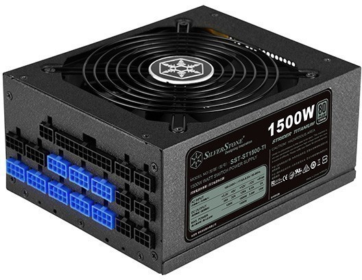 Блок питания SST-ST1500-TI v2.0 Strider Titanium Series, 1500W 80 Plus Titanium
