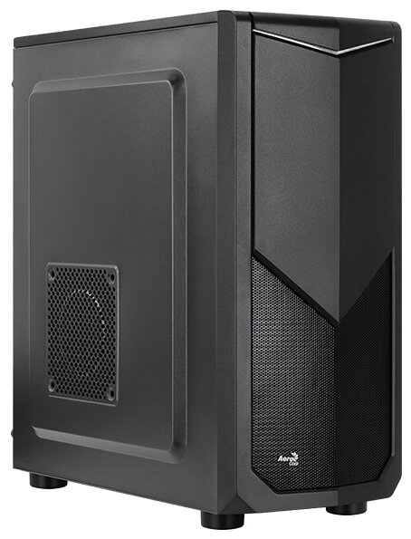 Корпус AeroCool TOMAHAWK-S-BK-v4 (ATX, без окна, USB3.0 x1, USB2.0 x2, 1x 12cm black Fan)