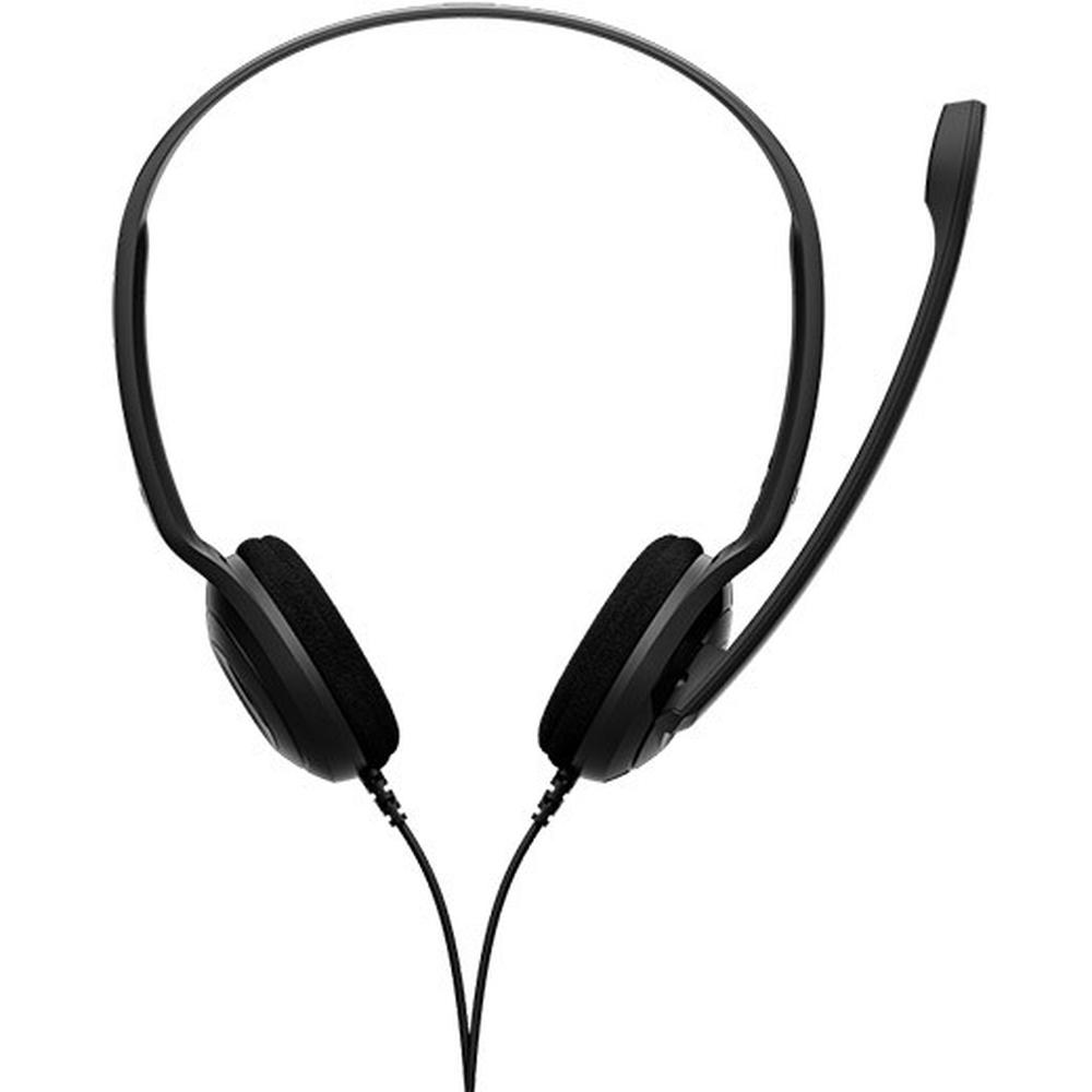 Наушники Sennheiser PC 3 CHAT [накладные, закрытые, 42-17000 Гц, микр., каб 2м, штекер 2x3.5мм, черные]