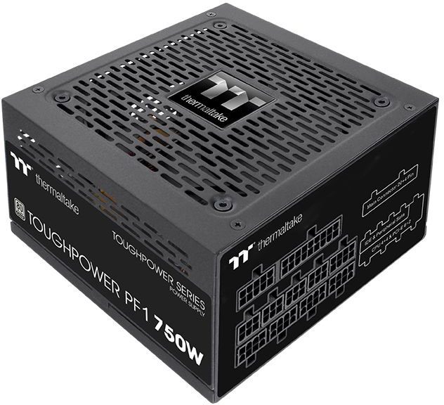 Блок питания Thermaltake ATX 750W Toughpower PF1 80+ platinum (24+4+4pin)