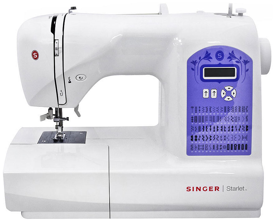 Швейная машина Singer Starlet 6680, белый/фиолетовый