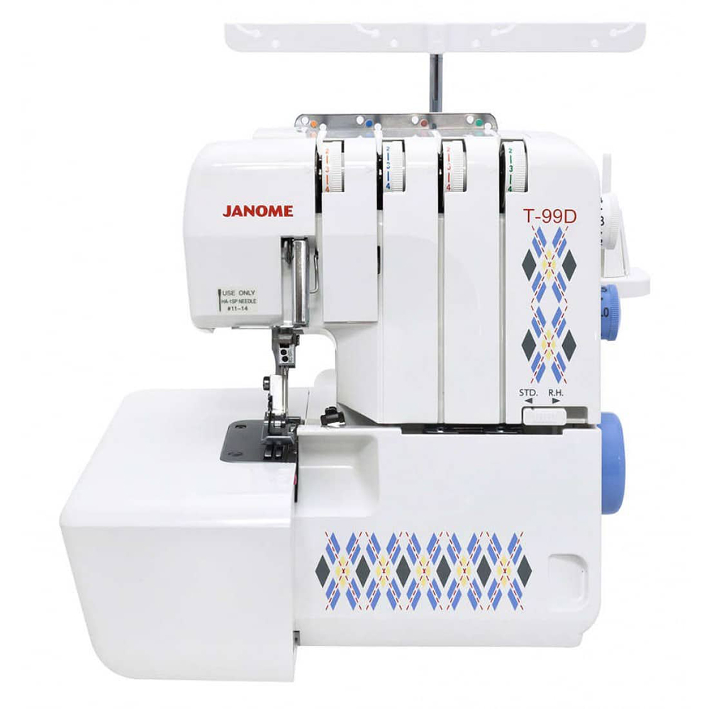 Оверлок Janome Т-99D [нитей - 4, швейных операций - 13]