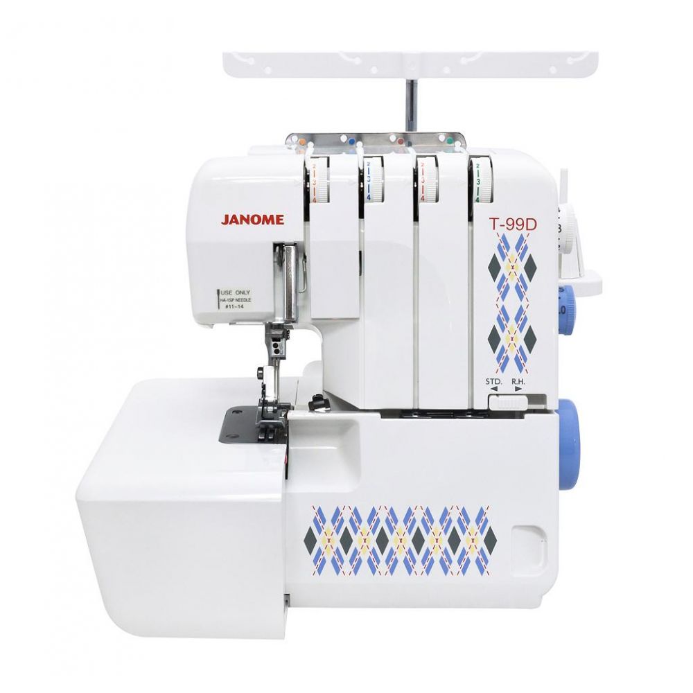 Оверлок Janome Т-99D [нитей - 4, швейных операций - 13]
