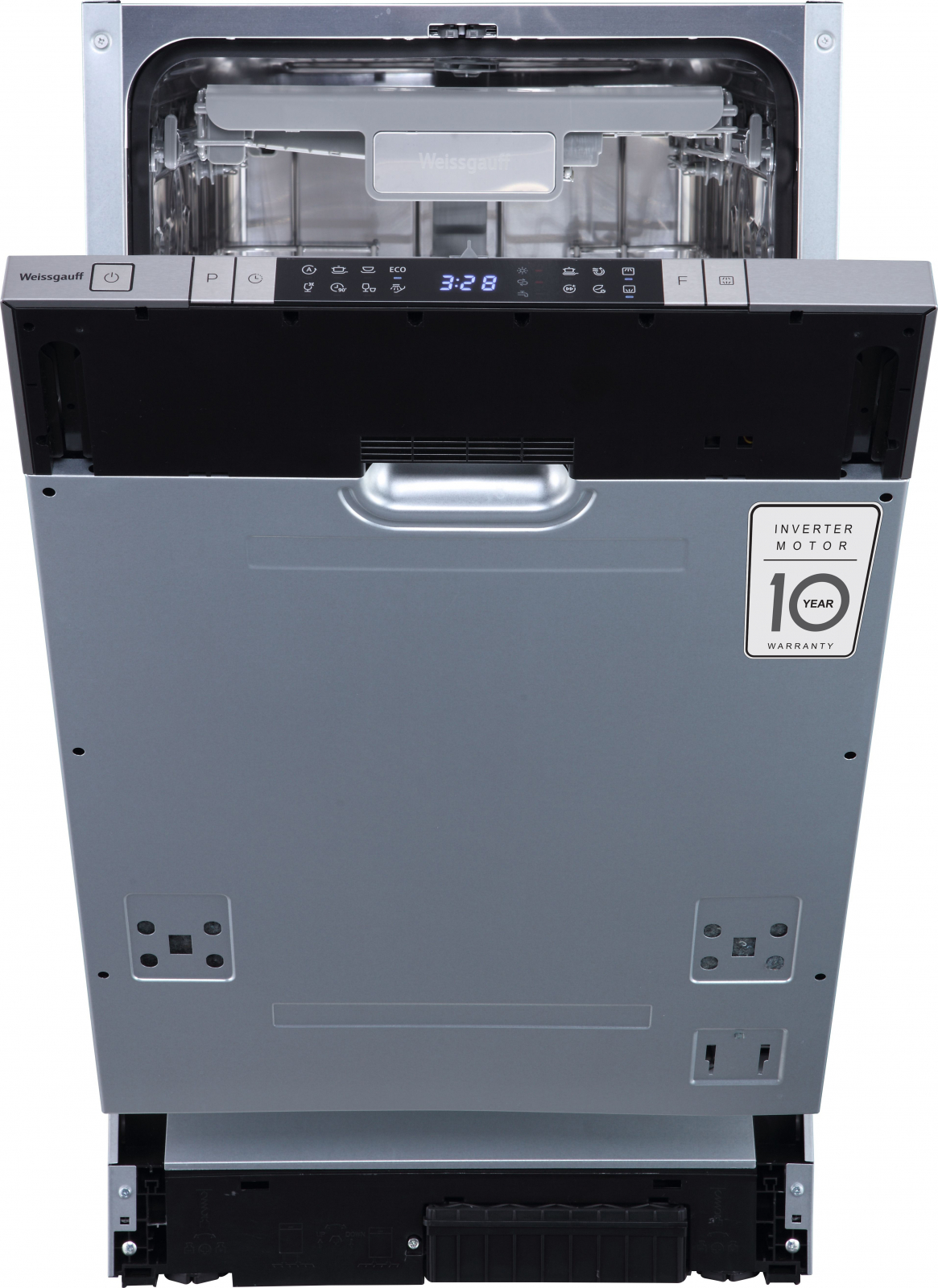 Посудомоечная машина встраив. Weissgauff BDW 4150 Touch DC Inverter узкая серебристый