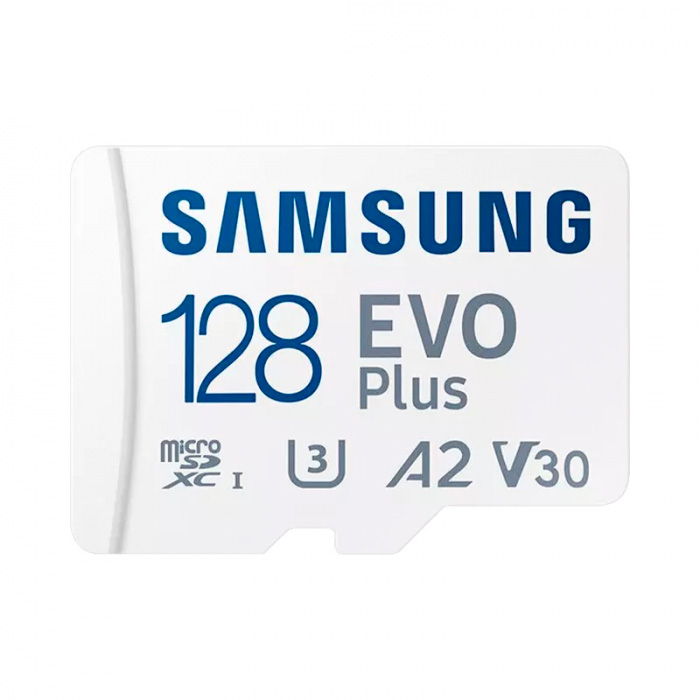 Карта памяти microSDXC 128GB Samsung EVO Plus Memory Card MB-MC128KA UHS-I U1 Class 10, Adapter, 130
