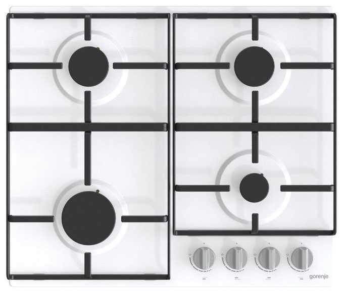 Газовая варочная поверхность Gorenje G640EXW белый