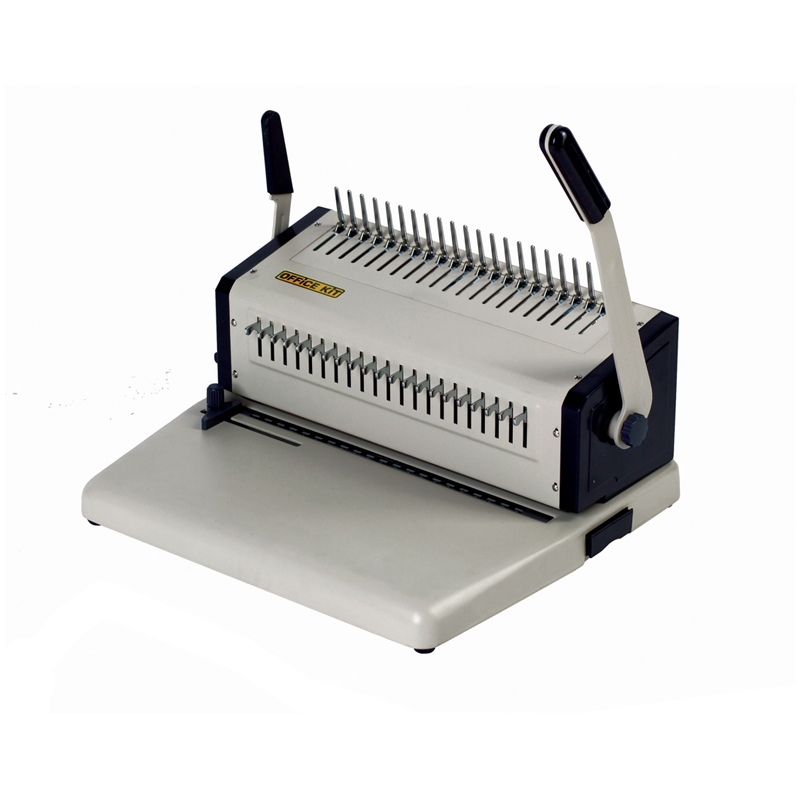 Переплетчик Office Kit B2125 A4/перф.25л.сшив/макс.500л./пластик.пруж. (4.5-51мм)