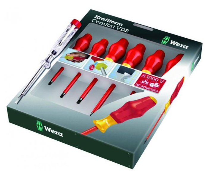 Набор диэлектрических отверток 1160i/7 SATZ 6TLG / 6 PCS Wera WE-031575