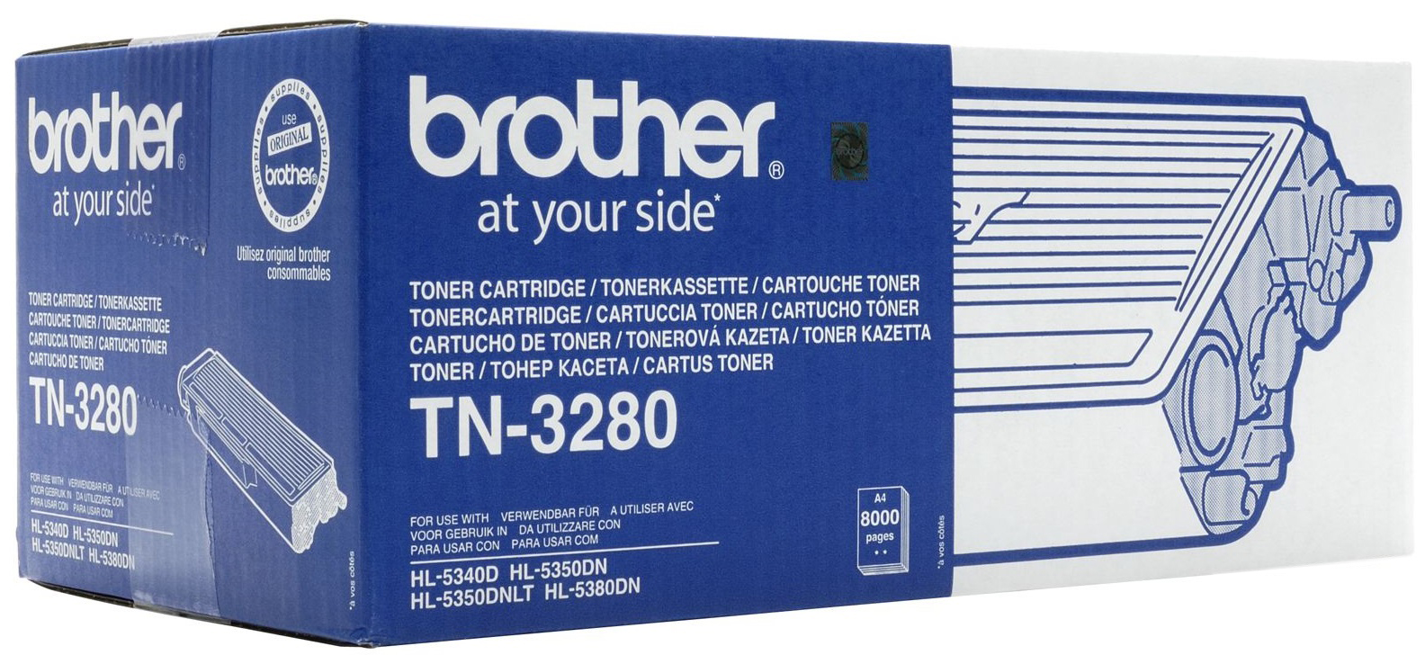 Картридж лазерный Brother TN3280 черный (8000стр.)