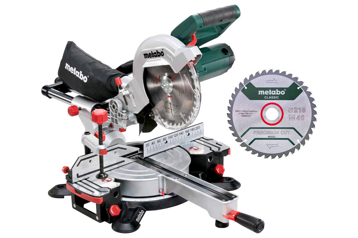 Metabo KGS 216 M Пила торцовочная + пильный диск