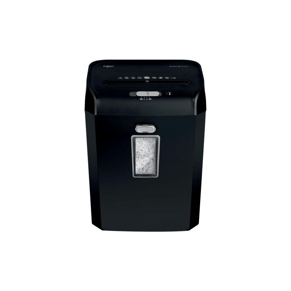 Шредер Rexel Promax QS 8/23 X EU черный (секр.P-4) фрагменты 8лист. 23лтр. скрепки скобы пл.карты