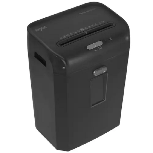 Шредер Rexel Promax QS 8/23 X EU черный (секр.P-4) фрагменты 8лист. 23лтр. скрепки скобы пл.карты