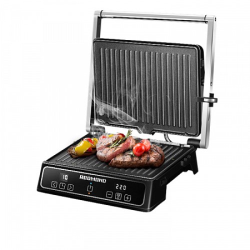 Электрогриль Redmond SteakMaster RGM-M809 2000Вт черный/серебристый