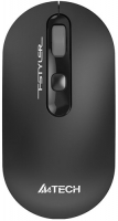 Мышь A4TECH Fstyler FG20, оптическая, беспроводная, USB, серый [fg20 grey]