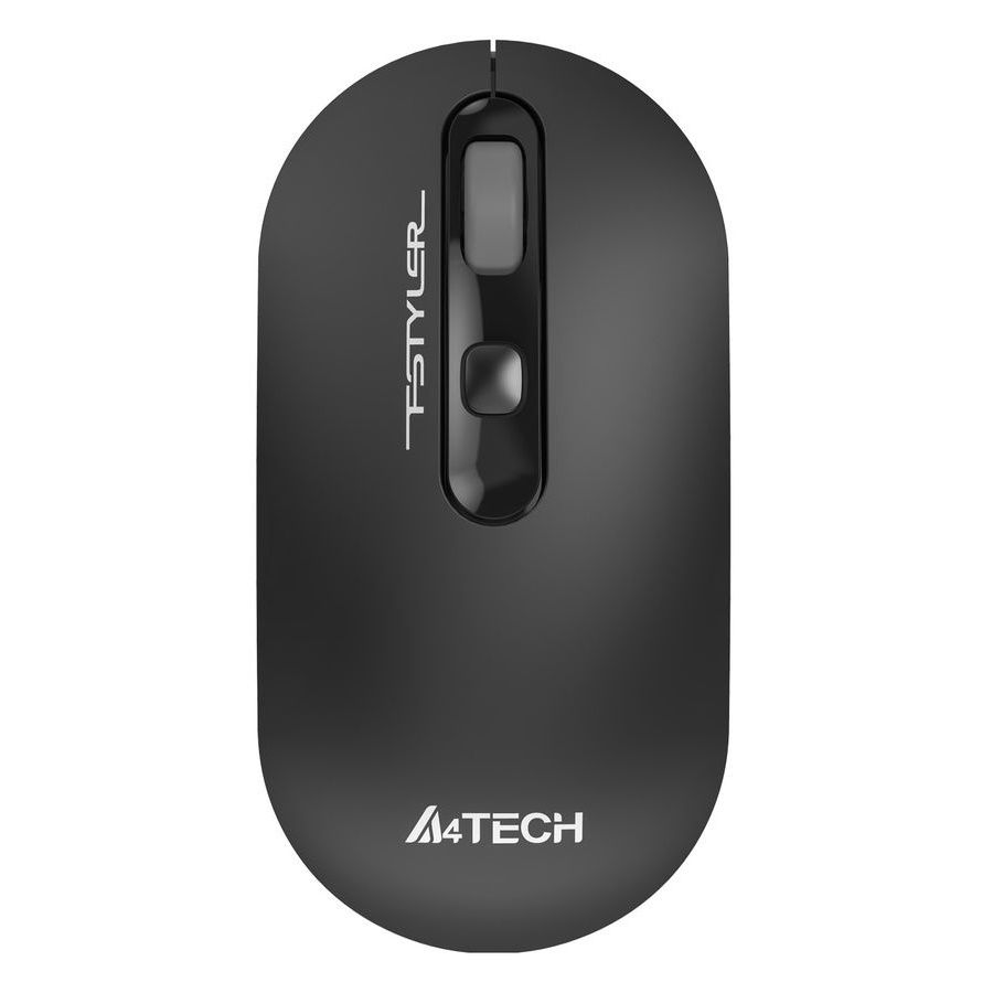 Мышь A4TECH Fstyler FG20, оптическая, беспроводная, USB, серый [fg20 grey]
