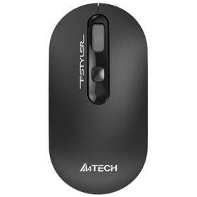 Мышь A4TECH Fstyler FG20, оптическая, беспроводная, USB, серый [fg20 grey]