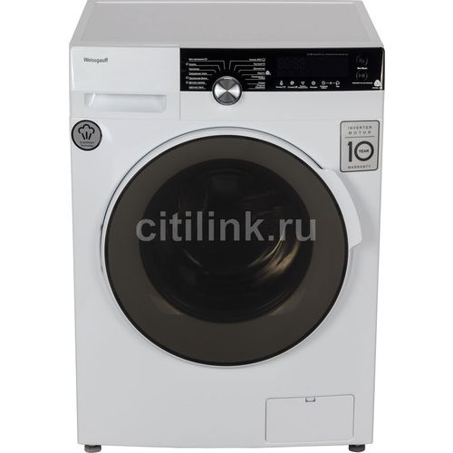 Стиральная машина Weissgauff WM 4947 DC Inverter Steam класс: A+++ загр.фронтальная макс.:7кг белый