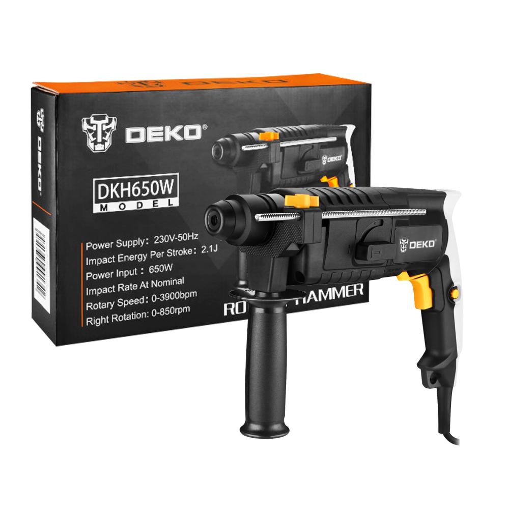 Перфоратор Deko DKH650W патрон:SDS-plus уд.:2.1Дж 650Вт