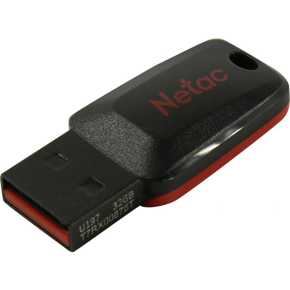 Флеш-накопитель Netac USB Drive U197 USB2.0 32GB, NT03U197N-032G-20BK
