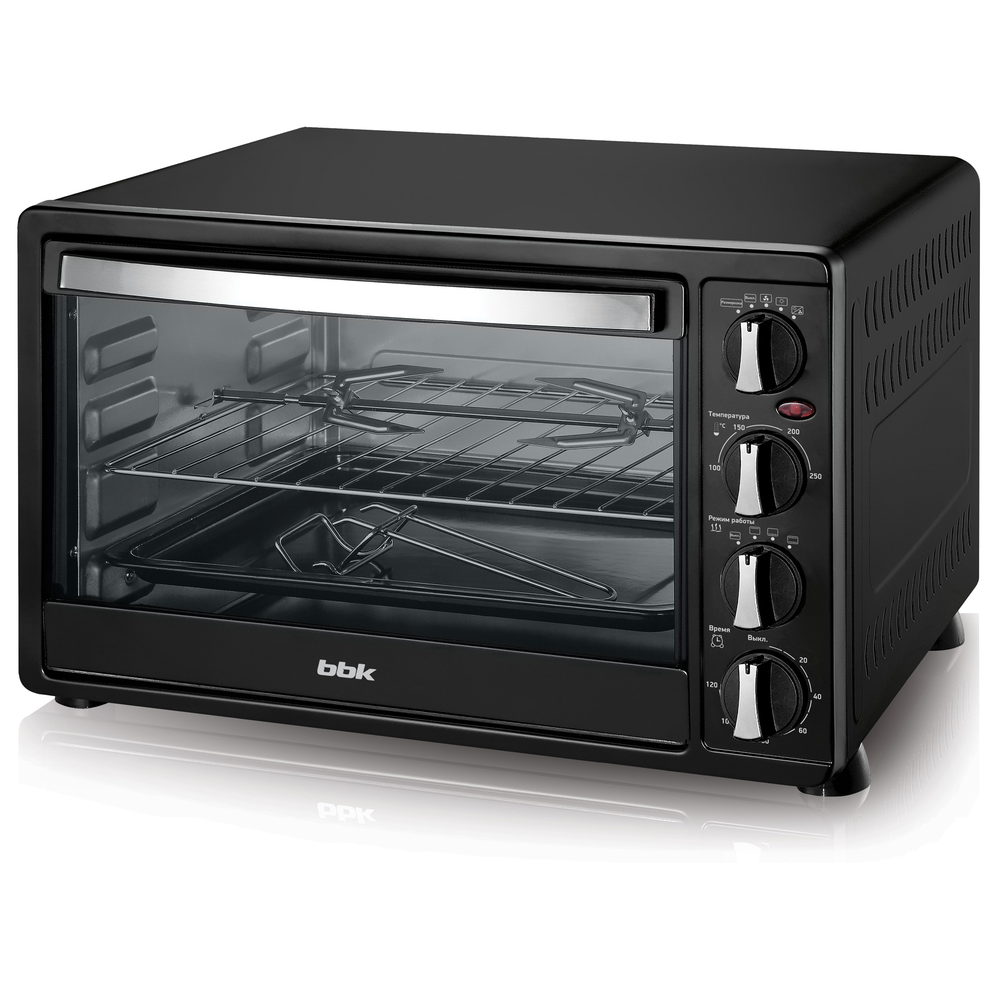 Мини-печь BBK OE4523MC black (Объем 45л, мощность 2000 Вт) (OE4523MC (B))