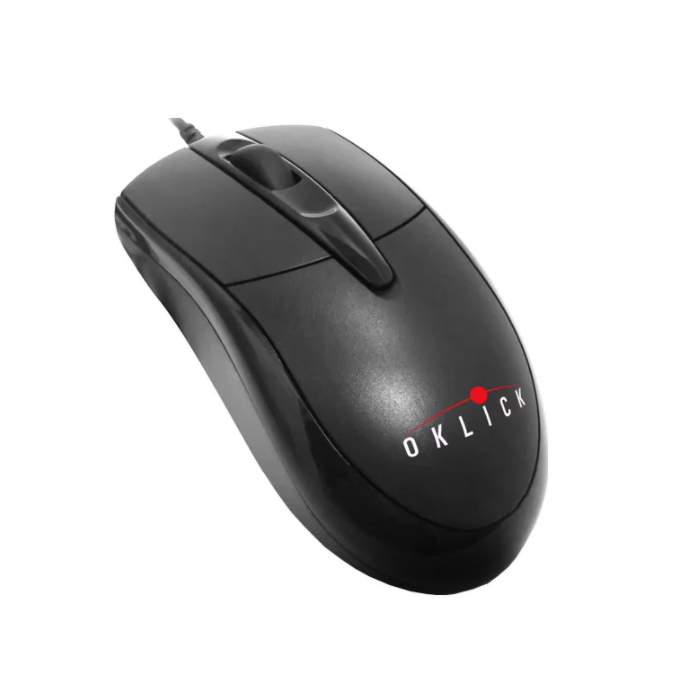 Мышь Oklick 125M, оптическая, проводная, USB, черный 1175317