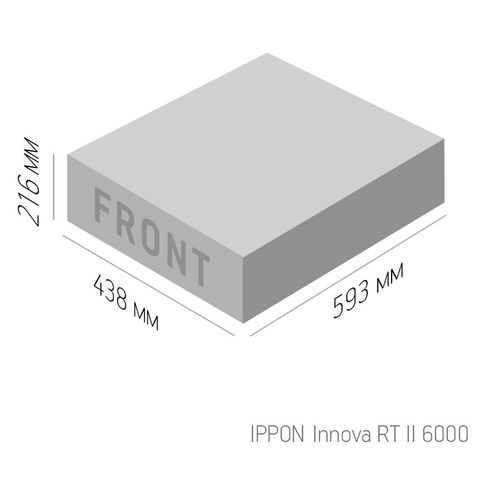 Источник бесперебойного питания Ippon Innova RT II 6000 6000Вт 6000ВА черный 1005639