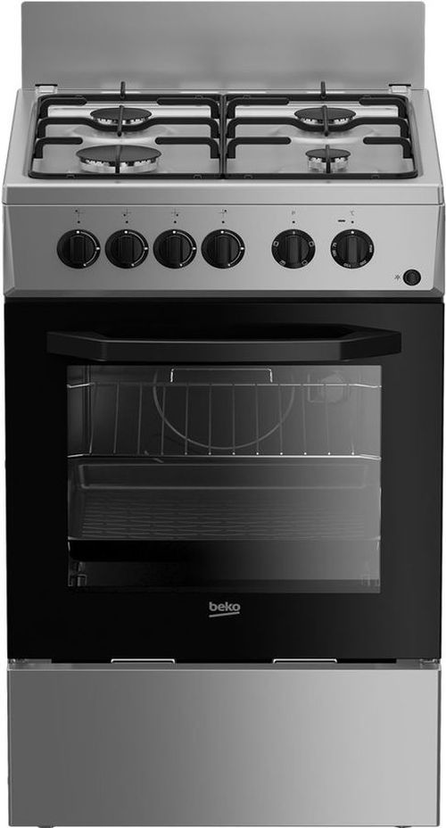 Комбинированная плита Beko FFSS 52010 GS, серебристый
