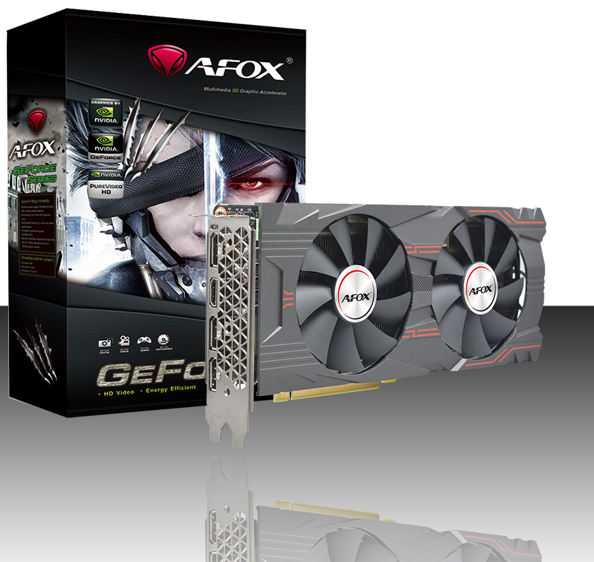 Видеокарта Afox RTX2060SUPER 8GB GDDR6 256BIT, HDMI, Display port x3, ATX DUAL FAN RTL