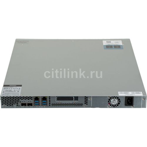 SMB QNAP TS-432PXU-2G 4-Bay quad-core AL324 64-bit 1.7 GHz rackmount NAS with 250W PSU, 2GB DDR4 UDIMM RAM (max 1x16GB), SATA 6Gb/s, 2x 10GbE SFP+ LAN, 2x2.5 GbE LAN, 1x PCIe Gen2 x2 slot. W/o RAIL-B02