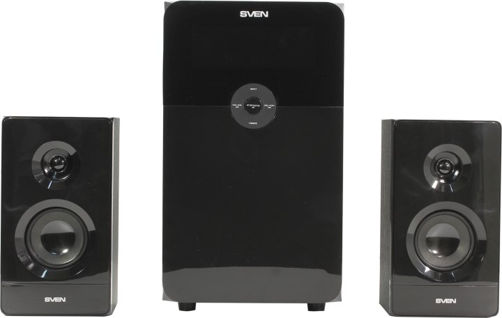 SVEN MS-2250, черный, акустическая система 2.1, мощность (RMS): 50Вт + 2х15Вт