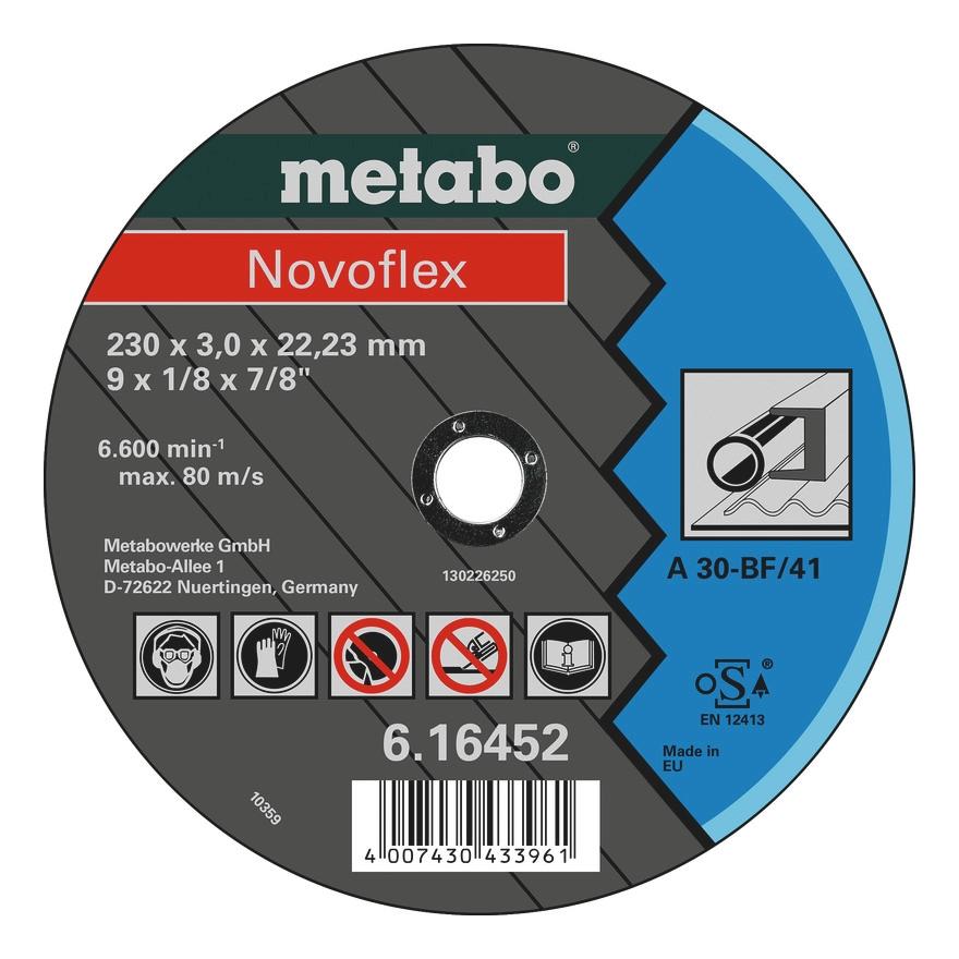 Metabo Круг отр сталь Novoflex 125x2,5 прямой А30