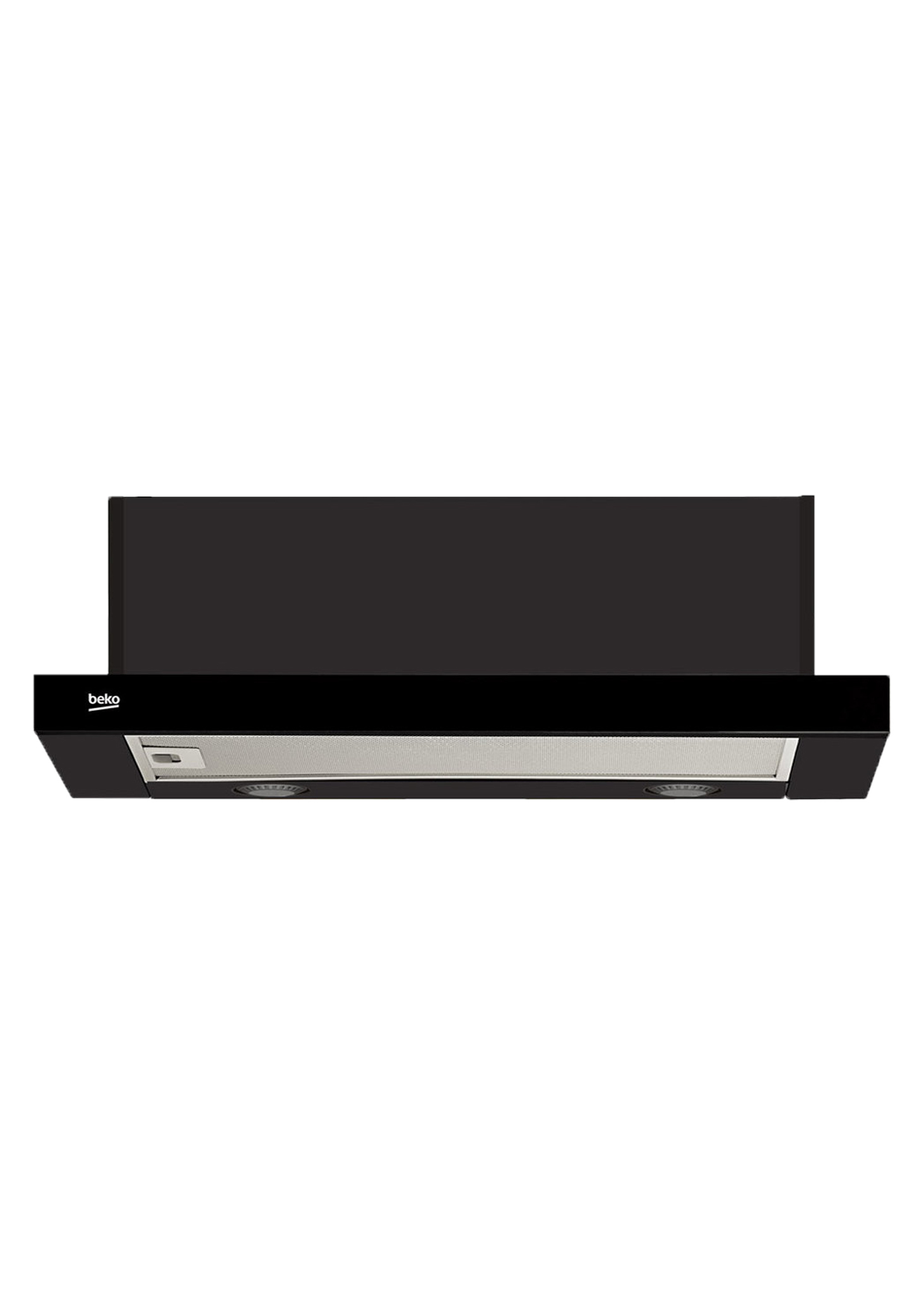 Вытяжка Beko HNT62210B [телескопическая, 60 см, 244 м?/ч, кнопки, черный]