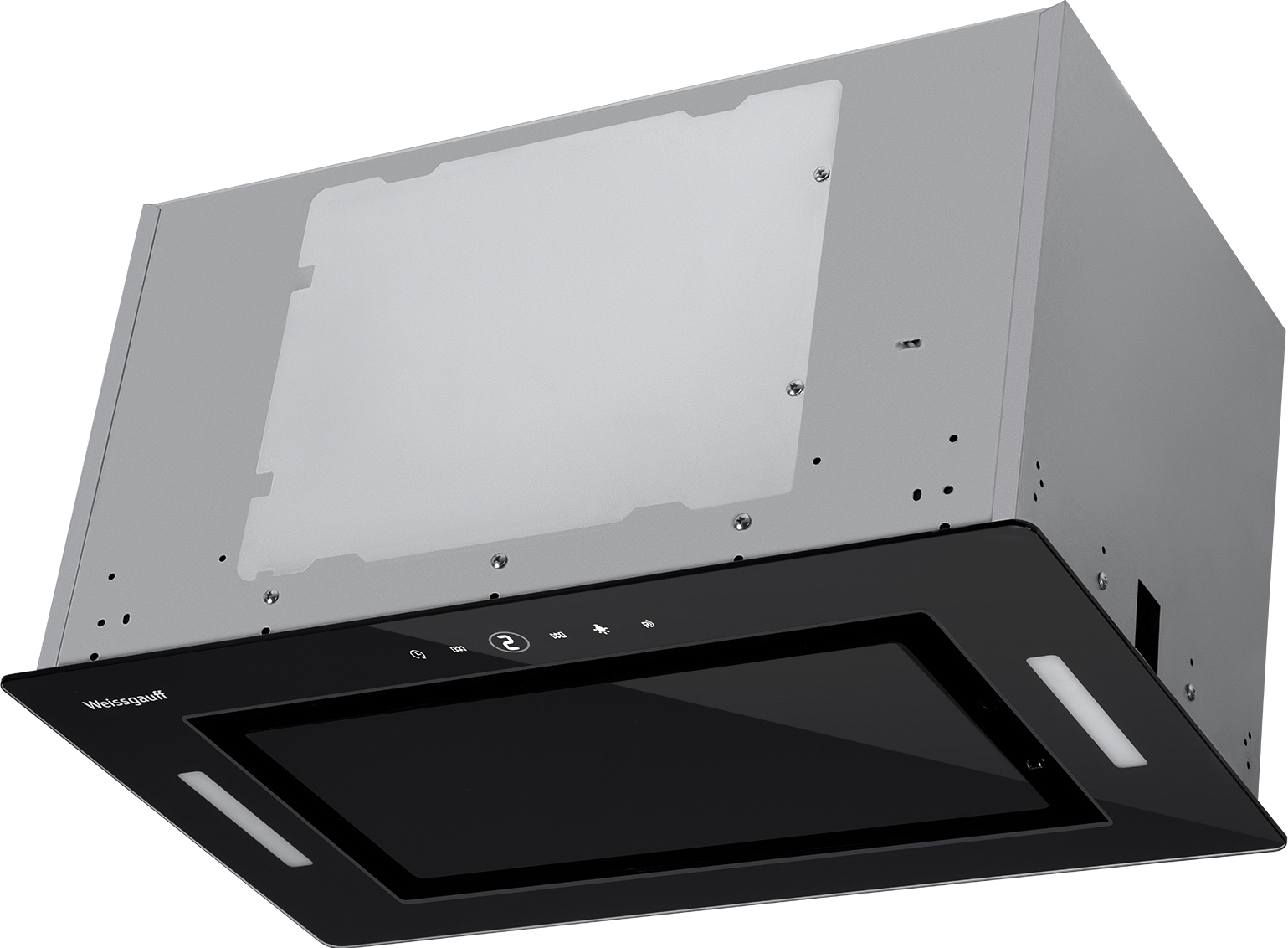 Вытяжка встраиваемая Weissgauff Aura 1200 Remote черный управление: сенсорное (1 мотор)