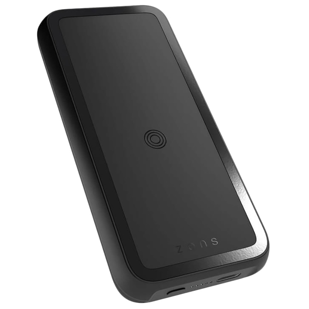 ZENS Magnetic 10000 mAh wireless Powerbank With Kickstand - Black