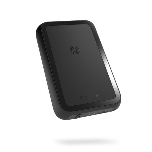 ZENS Magnetic Dual Wireless Powerbank With Kickstand 4000mAh - Black