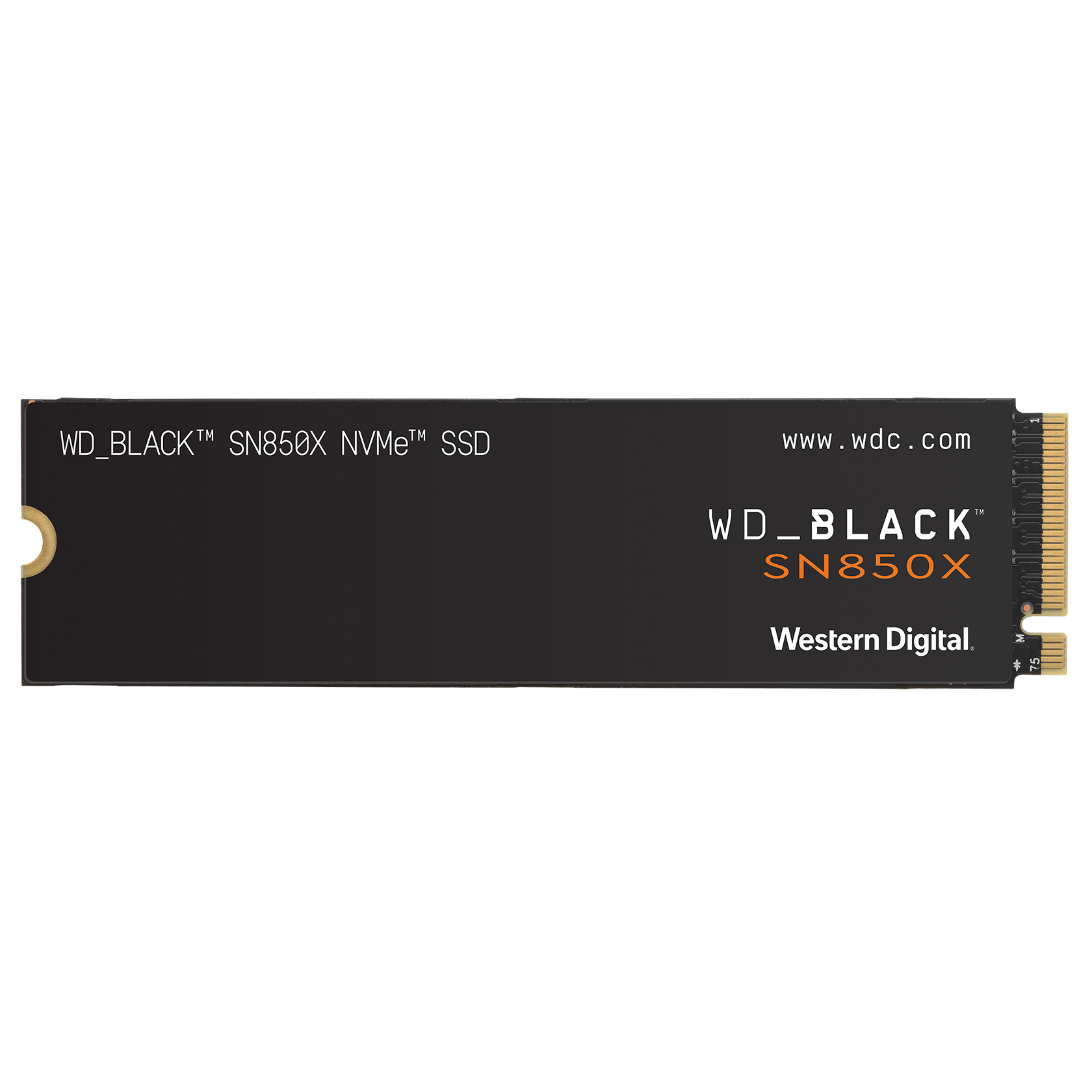 WD SSD Black SN850X, 2.0TB, M.2(22x80mm), NVMe, PCIe 4.0 x4, 3D TLC, R/W 7300/6600MB/s, IOPs 1 200 000/1 100 000, TBW 1200, DWPD 0.3 (12 мес.)