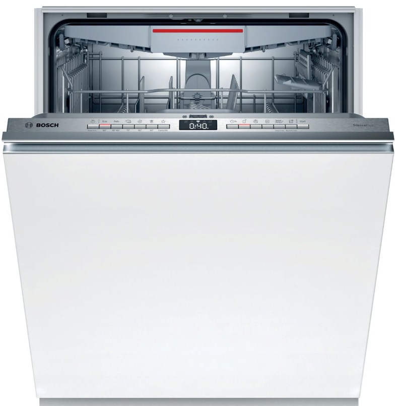 Встраиваемая посудомоечная машина Bosch Serie 4 SMV4EVX14E [60 см, 13, пр.-6, полная (корпус+шланг), дисплей, теплообм., серебристый]