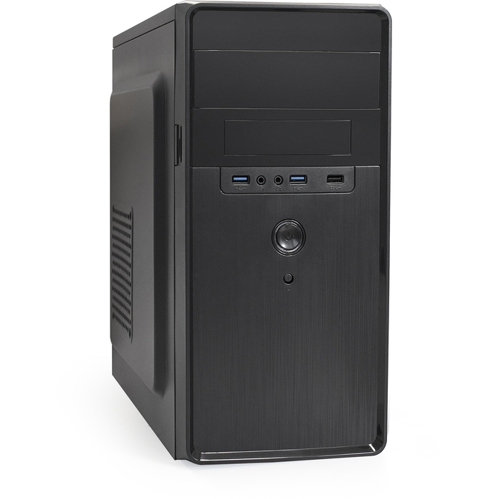 Корпус Mini-Tower ExeGate BA-309U2 черный [0.5 мм, БП 450 Вт] [EX286440RUS]